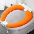 1~5PCS Pair Universal Adhesive Toilet Pad Flannel Toilet Seat Covers Reusable Toilet Seat Filling Washable Bathroom Mat Seat.