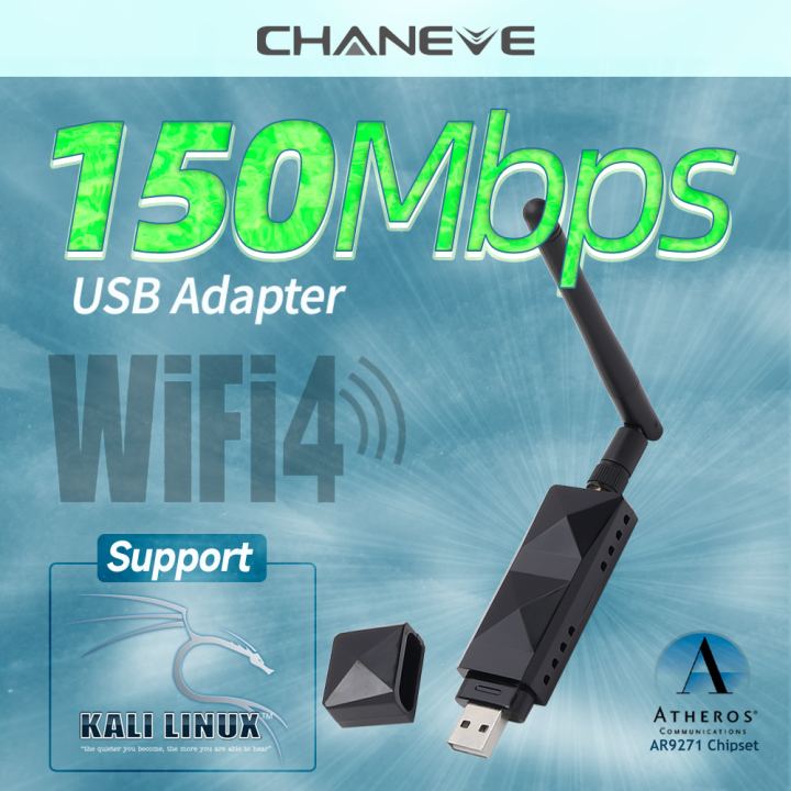 Atheros AR9271 Chipset 150Mbps Wireless USB WiFi Adapter 802.11n Network Card With 5DB Antenna For Windows/8/10/Kali Linux
