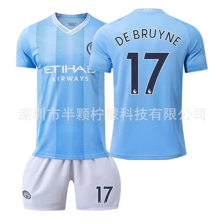 23-24%20ew%20anchester%20City%20ome%20Football%20Suit%20suit%20o.9%20a%20o.17%20e%20raone%20Adult%20Children%20Short%20Se%20-%20Image%206