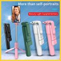 Bluetooth Selfie Stick with LED Tripod R1S Extendable Monopod Removable Mini Universal Remote 360 Adjustable Head Stand. 