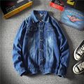 Men's Denim Jacket Spring Autumn Fashion Streetwear Jeans Coat Male Casual Korean College Jean Jacket Jaqueta Masculina. 
