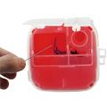 【Lejia】Plastic Sharps Biohazard Needle Box Infectious Waste-red.