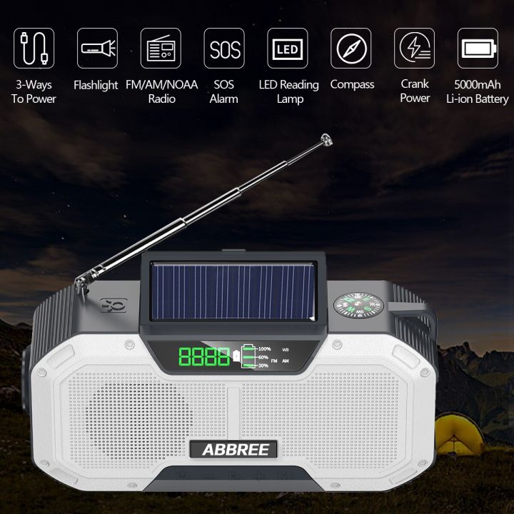 IPX5%20Waterproof%20Auto%20Scan%20Emergency%20Radio%20Solar%20Hand%20Crank%20rtable%20AM/FM/NOAA%20Weather%20Radio%20with%20LED%20%20SOS%20-%20Image%204