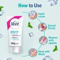 Veet 30gm Dry to Normal Skin Hair Removal Cream for Body & Legs, Freshest Smell with Grape Seed Oil Leaves Skin Feeling Smooth, Moisturized & Visibly Glowing, Dermatologically Tested.
