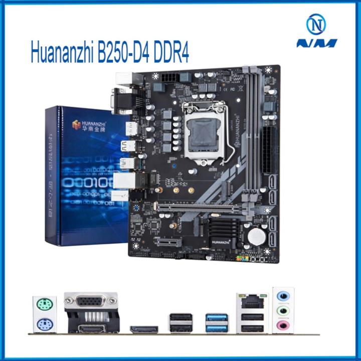 Huananzhi B250-D4 Intel 6Th/7Th/8Th/9Th Gen M-Atx Motherboard - High-Quality Motherboard For Enhanced Performance