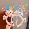 Funny Plush Twisted Stick Head Bands Cartoon Plush Hair Bands Girls Wash Face Headband Cute Hair Loops Hair Accessories Headwear.