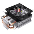 Popular 【50,000 Hours】DC 12V CPU Mute Cooler RGB Cool Light Effect. 