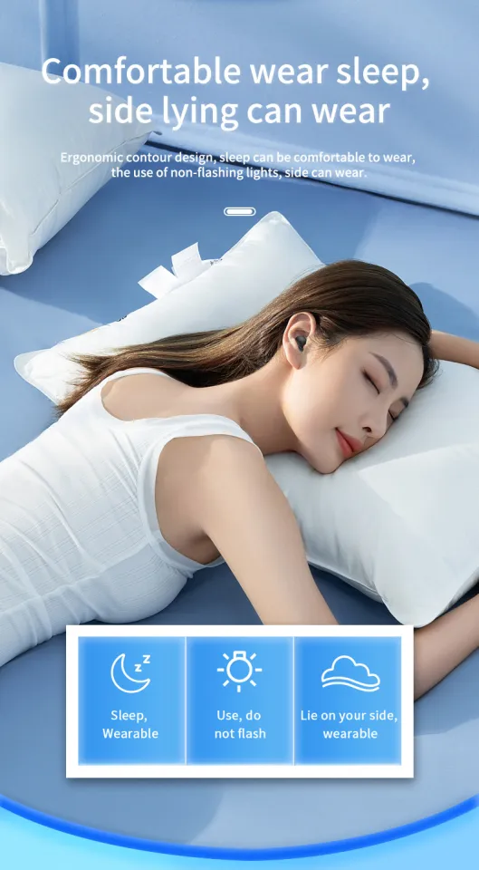 Lesson Invisible New Invisible High Sound Quality Wireless Bluetooth Headset Mini Ultra Sleep Noise Cancelling Work And On