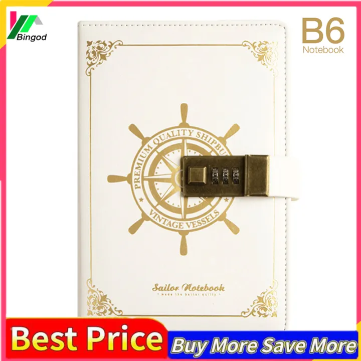 %E3%80%90Fashion%E3%80%91Vint-age%20Journal%20Diary%20with%20Lock%20B6%20PU%20Retro%20Notebook%203-Digit%20Combination%20Private%20Journal%20Line%20Pages%20Writing%20Gift%20for%20Boy%20-%20Image%209