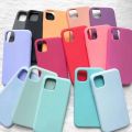 Luxury Original Silicone Case For Apple iPhone 11 12 13 14 15 Pro Max Official Case For iPhone 15 Plus X XS XR 13 14 Pro Cover.