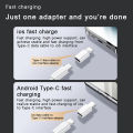 OTG For Phone Adapters Type C To IOS Female To Male Reciprocal Head Charging Data Transmittal Cell Phone Accessories Qoddess. 