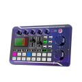 F998 Bluetooth Stereo Audio Mixer, Live Sound Card and Audio Interface with DJ Mixer Effects and Voice Changer for Live YouTube Streaming, PC, Recording Studio and Gaming. 