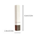 Milk velvet lipstick ~ matte matte velvet lip clay small square tube student white pseudo plain lip gloss BLACK NANA. 