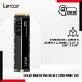 Lexar NM620 256GB M.2 2280 NVMe SSD with NVMe 1.4 Standard - PCle Gen 3x4 Interface - Impressive Transfer Speed. 