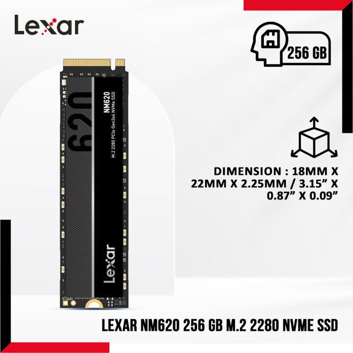 Lexar%20NM620%20256GB%20M.2%202280%20NVMe%20SSD%20with%20NVMe%201.4%20Standard%20-%20PCle%20Gen%203x4%20Interface%20-%20Impressive%20Transfer%20Speed%20-%20Image%204