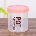 Portable Large Capacity Kitchen Food Storage Canisters Transparent Sealed Grain Fresh Preservation Box Household with Scale Cereal Jars for Kitchen. 