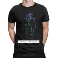 Mass Effect Garrus Space Gradient Men Tee Shirt Shepard Commander Bioware Wrex Space Mordin Game T Shirt for Male Custom. 