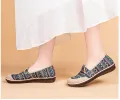 Ethnic Style Soft Sole Casual Shoes for Women, Size 36-40.