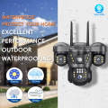 MexGen V380 PRO 3 Lens SC29 4G SIM SUPPORT IP Camera 6MP Outdoor Waterproof 360 Degree Wide Angle Auto Tracking Color Night Vision Two Way Audio PTZ CCTV Camera.