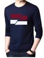 Blue Color Cotton Long Sleeve Exclusive T-Shirt .. 