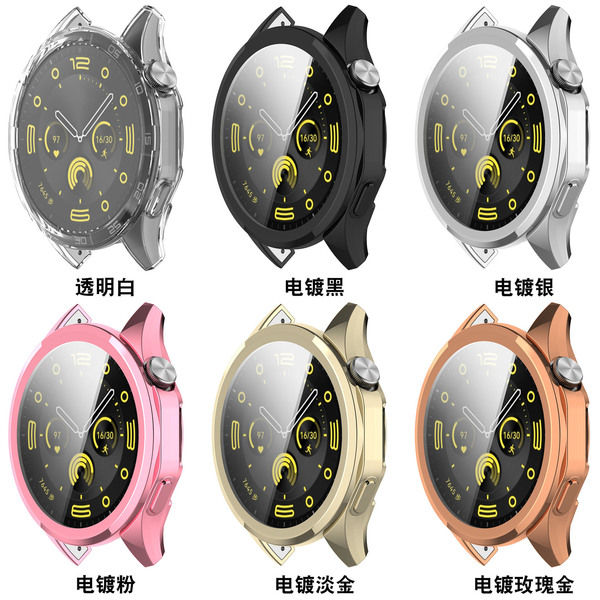 Watch%20Case%20For%20Huawei%20watch%20GT4%2046mm%20electroplated%20TPU%20soft%20rubber%20watch%20case%20-%20Image%204