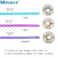 15 Feet 4.5m Orthodontic Elastic Power Chain Rubber Bands Dental Ultra Powerchains Long Short Continuous Closed Dentist Material. 
