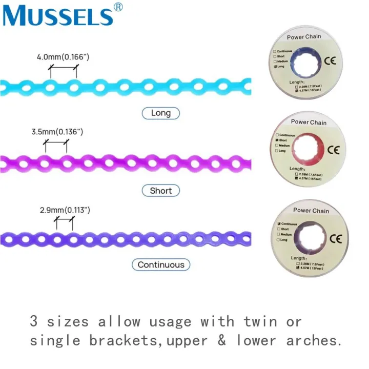 15%20Feet%204.5m%20Orthodontic%20Elastic%20Power%20Chain%20Rubber%20Bands%20Dental%20Ultra%20Powerchains%20Long%20Short%20Continuous%20Closed%20Dentist%20Material%20-%20Image%202