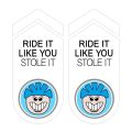 Mountain Bike Bicycle Frame Stickers Top Tube Sticker Road Bike Decals Personalized Decorative Frame Stickers bike accessories. 