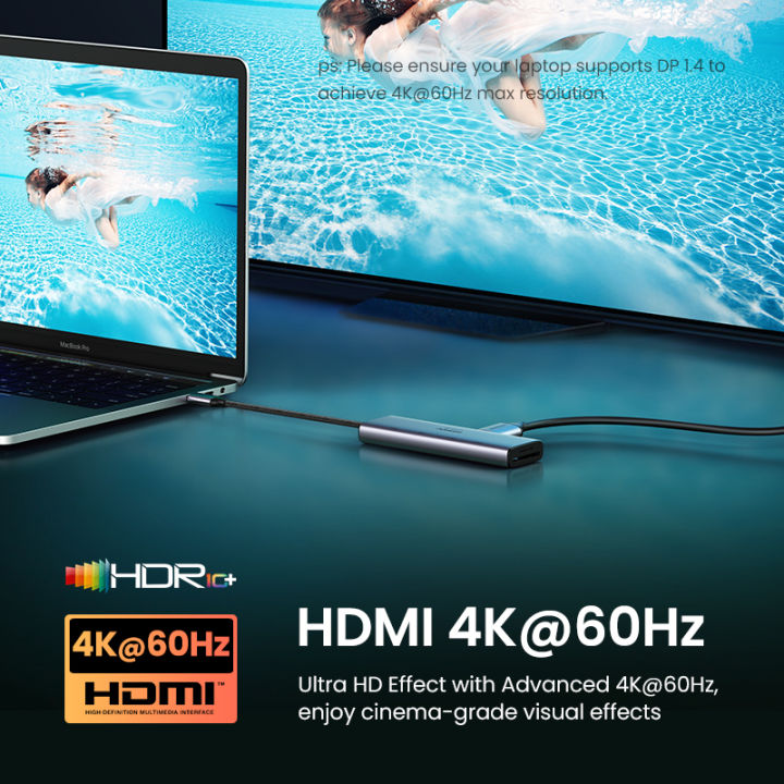 UGREEN%20USB%20C%20Hub%204K%2060Hz,%206%20in%201%20Type%20C%20Dongle%20Adapter%20with%204K%20HDMI%20USB3.0%20SD/TF%20Card%20Reader%20100W%20PD%20Compatible%20for%20MacBook%20Pro%20Air%20HP%20XPS%20Yoga%20Chromebook%20Surface%20Go%20and%20More%20-%20Image%203