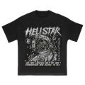 hellstar Graphic T Shirts Men's T Shirt Skull Print O-Neck T-Shirt Men'sLoose Streetwear Clothes Tops 2023 New.