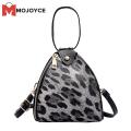 Fashion Leopard Women Shoulder Crossbody Evening Party Bag Leather Totes Classic Handbag.