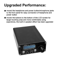 2X USDR USDX+Plus V2 8-Band SDR Transceiver HF SSB QRP LCD with Display Speaker Microphone HF Transceiver with EU Plug.