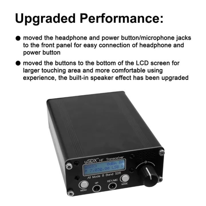 2X%20USDR%20USDX+Plus%20V2%208-Band%20SDR%20Transceiver%20HF%20SSB%20QRP%20LCD%20with%20Display%20Speaker%20Microphone%20HF%20Transceiver%20with%20EU%20Plug%20-%20Image%206