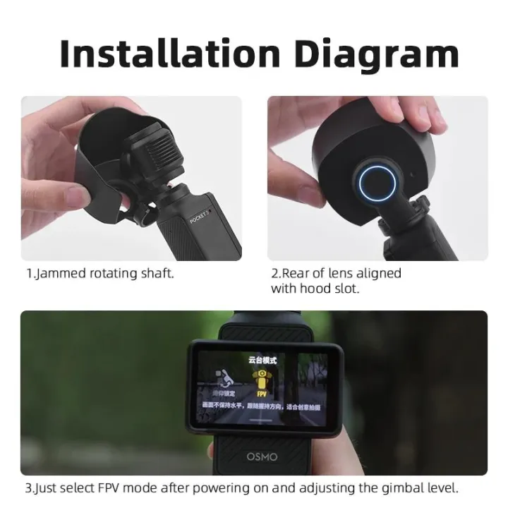 BRDRC%20Lens%20Sun%20Hood%20for%20DJI%20Osmo%20Pocket%203,Lens%20Protective%20Cover%20Prevent%20Glare%20Handheld%20Gimbal%20Camera%20Accessories%20-%20Image%206