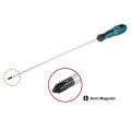 PENGGONG 2Pcs 12 Inch Long Slotted and Phillips Screwdriver Set Magnetic Screwdriver with Rubber Handle.