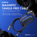 magnetic Type-C to Lightning 3A fast charging data cable.