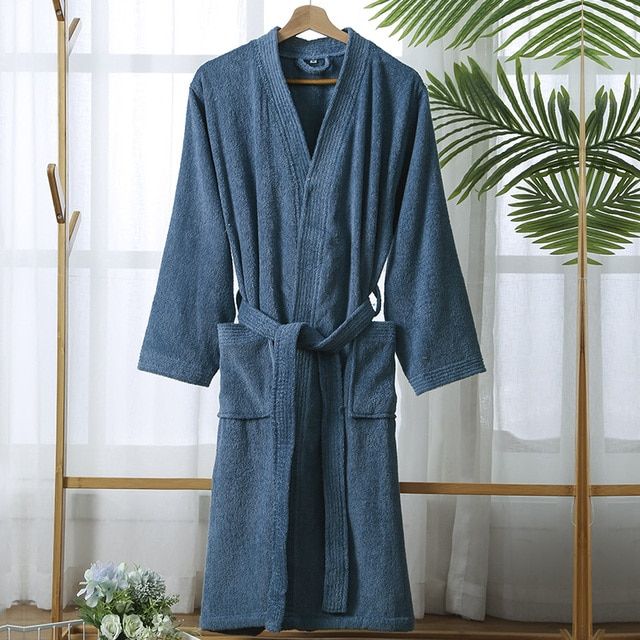 100%25%20Cotton%20Bathrobe%20for%20Men%20Long%20Thick%20Absorbent%20Terry%20Bath%20Robe%20Kimono%20Men%20Towel%20Bathrobe%20Solid%20Sleepwear%20Women%20Dressing%20Gown%20-%20Image%206