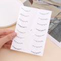1/3/5pcs Transfer Paper Lower Eyelash Tattoo Patch Flat Lazy Makeup Tool Fake Eyelashes Disposable Stickers Beauty Tool. 