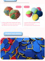 Children Toys Outdoor Game sensory training Bouncing Ring Elastic Ball Plate Children's Throwing and Catching Toys Beach Balls. 