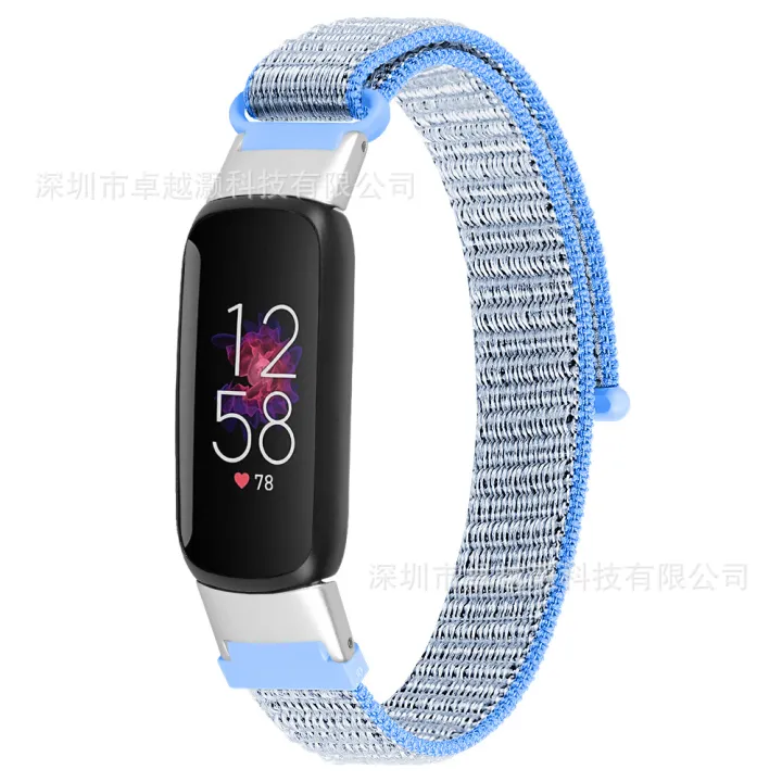 %5Bautismaut%5D%20Applicable%20Fitbit%20Luxe%20Smart%20Watch%20Nylon%20Loop%20Wristband%20Adjustable%20Velcro%20Luxe%20Watch%20band%20-%20Image%202