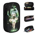Nahida Pencil Case Genshin Impact Anime Pencil Pouch Pen Box for Student Large Storage Bag Students School Gifts Stationery. 