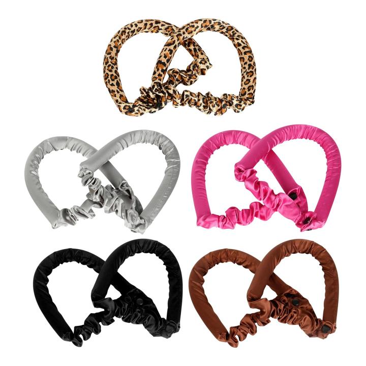 Sleeping Heatless Curling Rod Headband Hair Curler Soft Headband Curly Waves Curls Girl