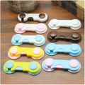 Imebaby 5pcs Child Protection Cabinet Lock Baby Protection Forniture Lock Safety Door Stop For Children Plane Lock.