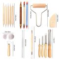 Delicate product 61PCS Ceramic Clay Tools Set Polymer Clay Tools Pottery Tools Set Wooden Pottery Sculpting Clay Cleaning Tool Set. 