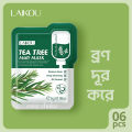 Laikou Tea Tree Mud Face Mask (06 Pcs). 