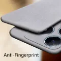 Tokifu For Realme C63 Back Cover Matte Simple Solid Color Soft Silicone TPU Case. 
