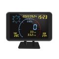 Car Head-Up Compass Speed Meter Speeding Alarm Temperature Humidity Date Voltage Display Time Zone Setting Screen Brightness. 