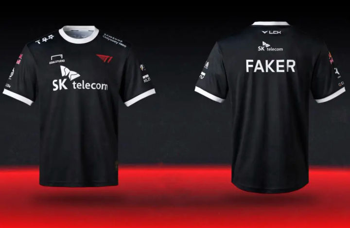 Skt T1 Esports Pro Kit 2023 Jersey Valorant-csgo,league Of