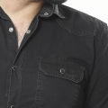 Black Denim Jeans Shirt for Men Collection by Fine Tex BD.