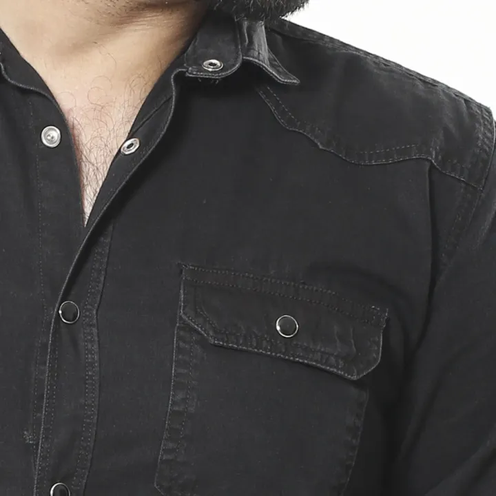 Black%20Denim%20Jeans%20Shirt%20for%20Men%20Collection%20by%20Fine%20Tex%20BD%20-%20Image%204